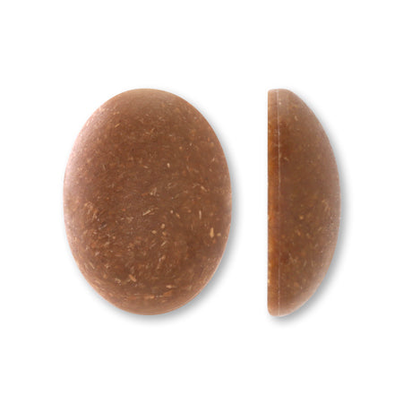 アクリル ドイツ製 カボション オーバル3 シナグロブラウン