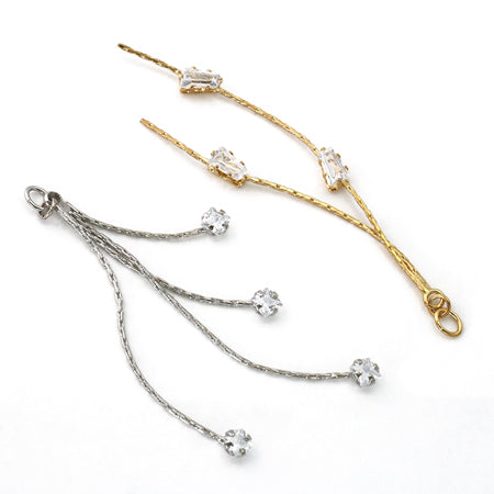 Swing part chain, Random Ishitsuki Crystal/RC.