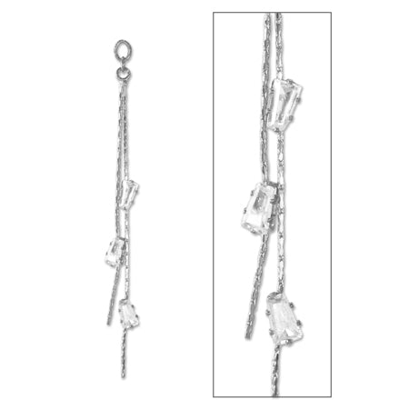Swing part chain, Random Ishitsuki Crystal/RC.