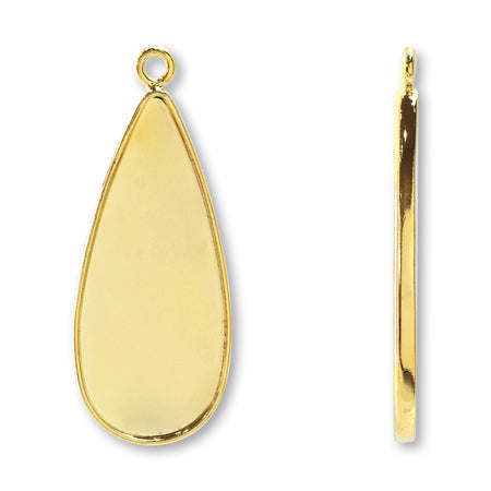 ミール皿 プレーンドロップカン付 ゴールド