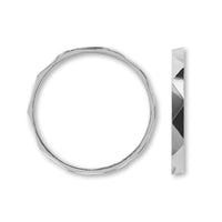 メタルリングパーツ アートカット ロジウムカラー【アウトレット】