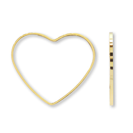 Hikimono ring heart gold