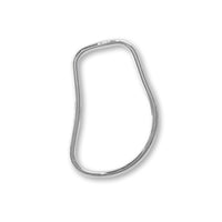 メタルリング ビーンズ ロジウムカラー【アウトレット】