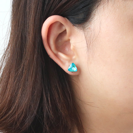 Round plate earrings SV925 (no catch)
