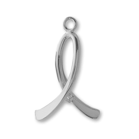 Twisted Vatican Ribbon 2 Rhodium color