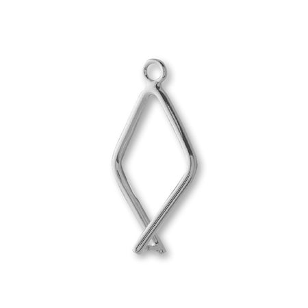 Twist Vatican Square 3 Rhodium color