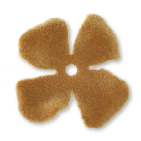 フロッキーパーツ 4弁花 キャメル【アウトレット】