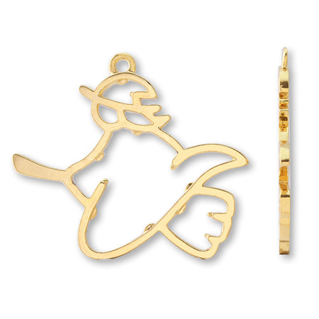 レジンフレーム ハロウィン 魔女 ゴールド