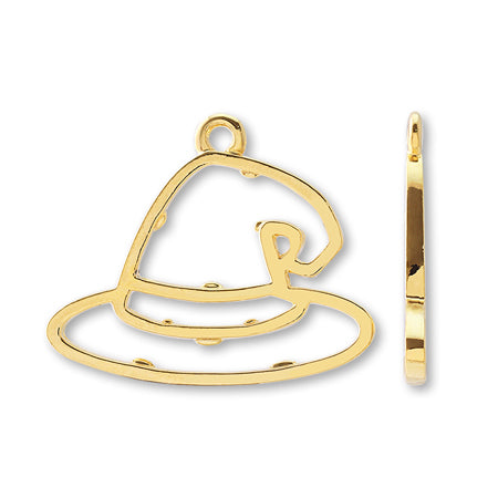 レジンフレーム ハロウィン ハット ゴールド