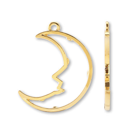 レジンフレーム ハロウィン ムーン ゴールド