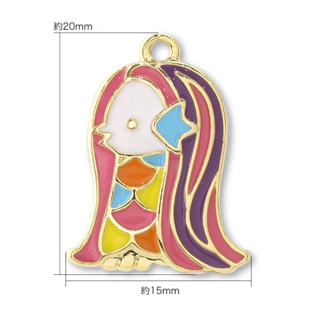 チャーム アマビエ様 マルチピンク/G【アウトレット】