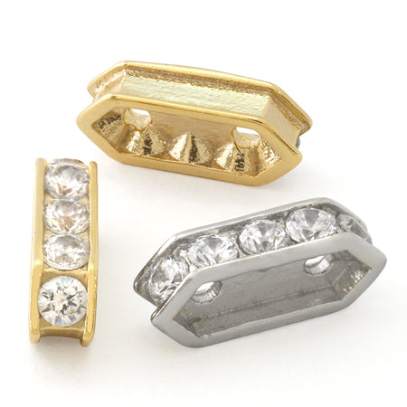 Rondelver cubic zirconia crystal/RC
