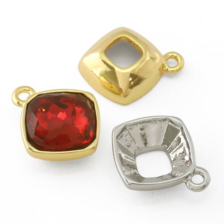 キャスト石座 #4460/#4461/#4480/#4483 8mm用 1カン ロジウムカラー