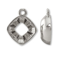 castBezel #4460/#4461/#4480/#4483 1-can rhodium color for 8mm
