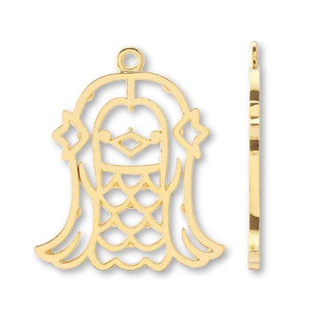 レジンフレーム アマビエ様 No.2 ゴールド