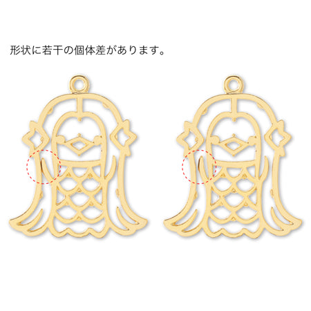 レジンフレーム アマビエ様 No.2 ゴールド