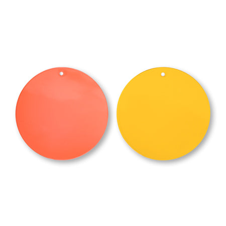 Vinyl parts round orange/yellow