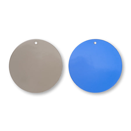 Vinyl parts round gray/blue