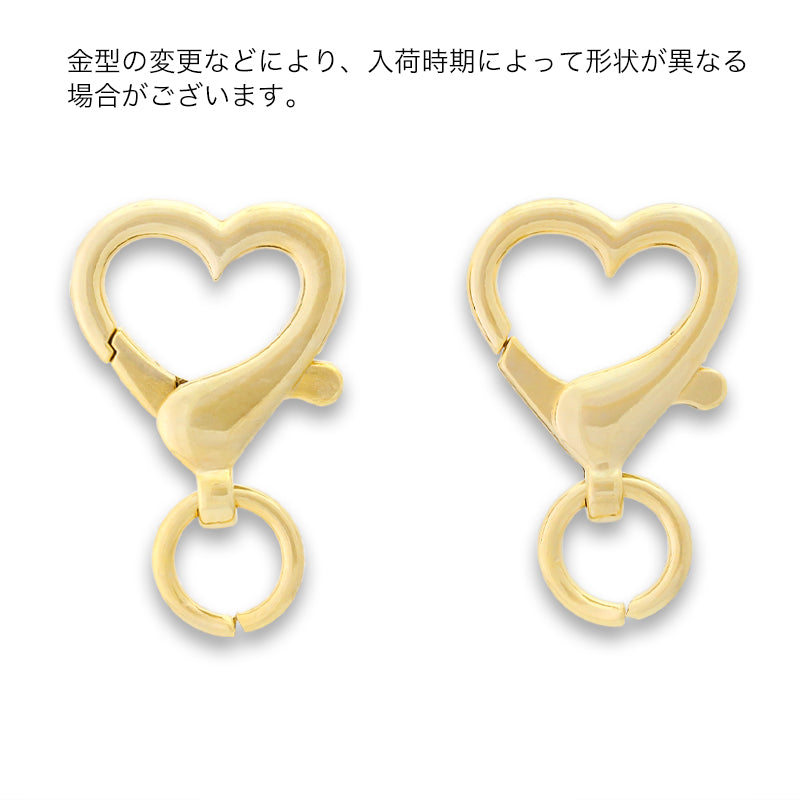 キーホルダー カラビナハート2 ニッケル