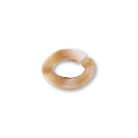 Acrylic chain parts kihaii 2 beige marble