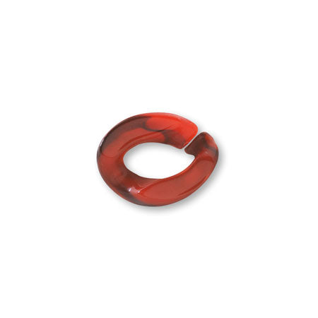 アクリルチェーンパーツ キヘイ2 レッドマーブル