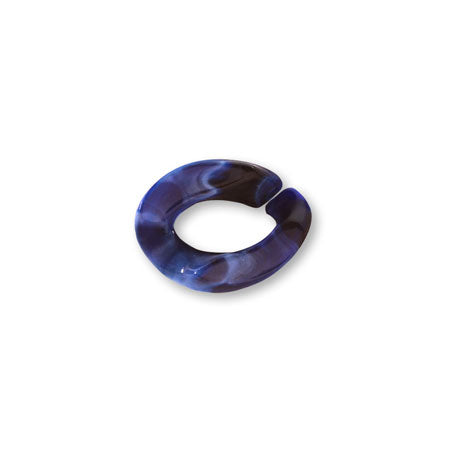 Acrylic chain parts Kihei 2 navy marble