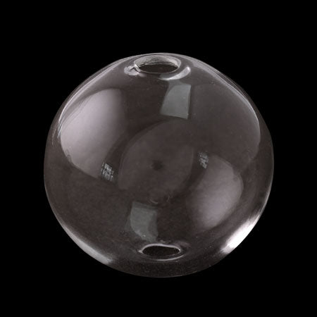 ガラスボール(アクリルガラス製) 2穴 クリア