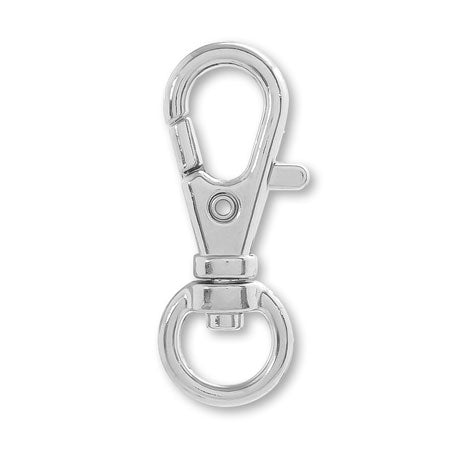 Keychain Eggplant 1 with rotating ring Nickel