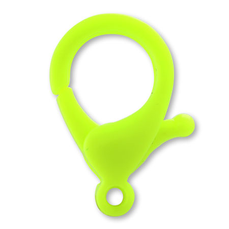 Plastic crab crab neon yellow