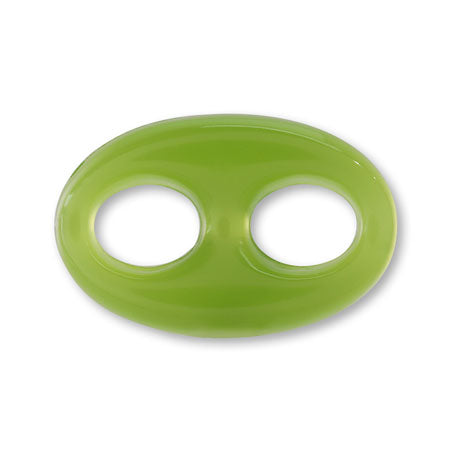 Acrylic Made in Germany Oval 2 Holes Apple Buzz