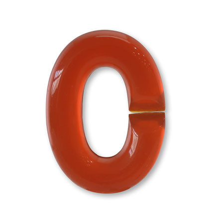 Acrylic German chain parts Brick Orange