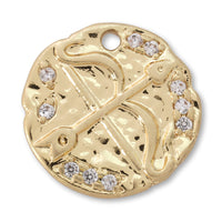 チャーム コイン 弓矢 CZ/古代金