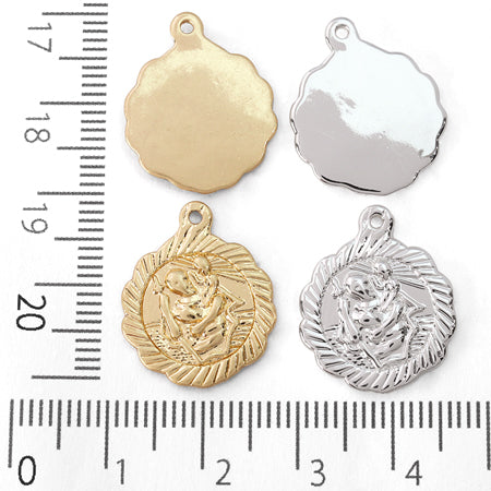 Charm coin transformation silver plating