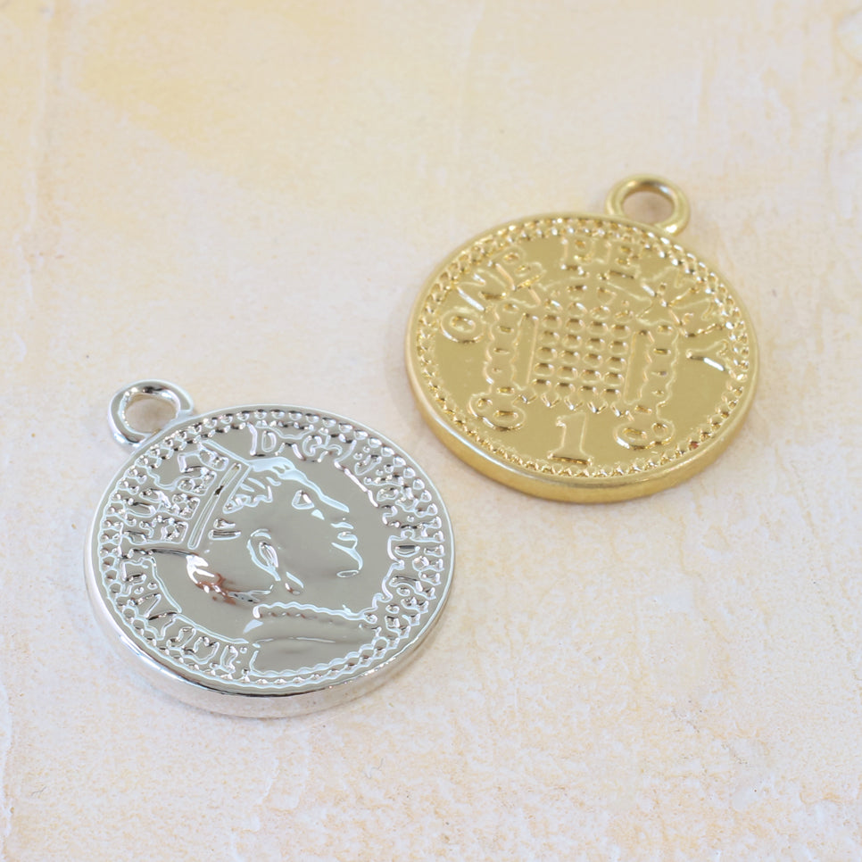 Charm Coin Queen Ancient Gold