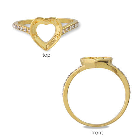 Ring stand mele stone seat heart 2