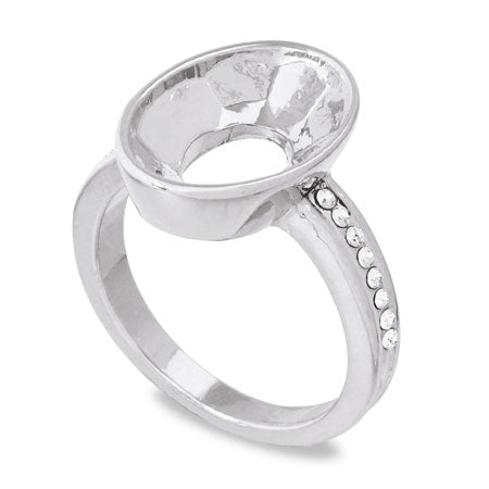 Ring stand Oval with mele stone seat