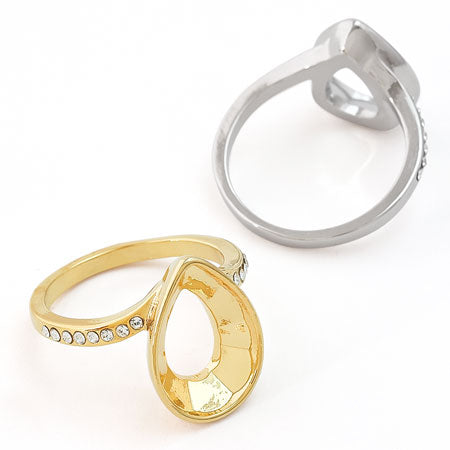 Ring stand with mele stone seat Shizuku