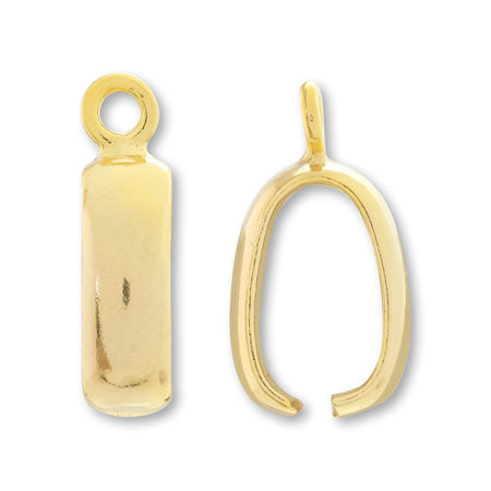 つなぎカン 甲丸 カン付 約3.6×6.4×10mm ゴールド