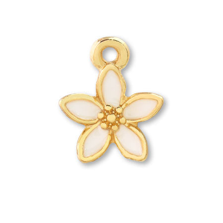 チャーム レモンの花 ホワイト/G