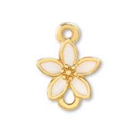 Charm lemon flower 2 White / g