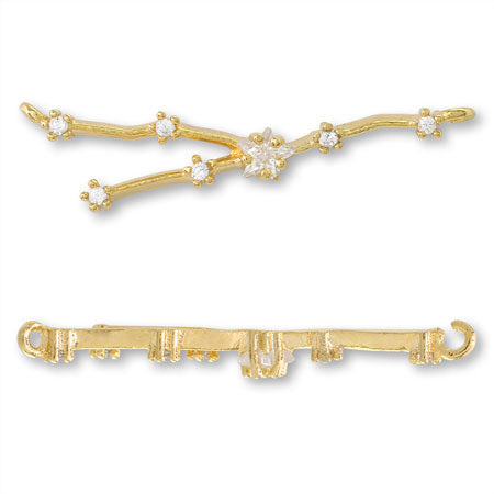 チャーム 星座2 おうし座 2カン キュービックジルコニア/G