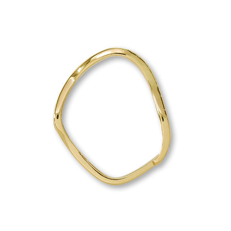 Metal parts deformation 3 (with cuts) gold