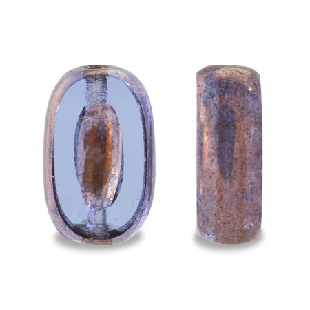 Czech Table Cut Oval 2 Lt. Sapphire/B