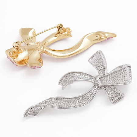 Bright of clay, Broch, ribbon, two-can-rodious color