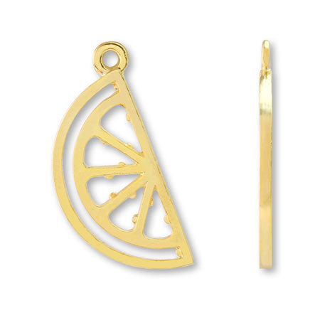 レジンフレーム シトラス スライスハーフ ゴールド