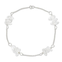 天然石 めがね留めチェーン サザレ クリスタル(天然)/シルバーメッキ