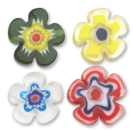 Milf Fiori glass flat flower mix
