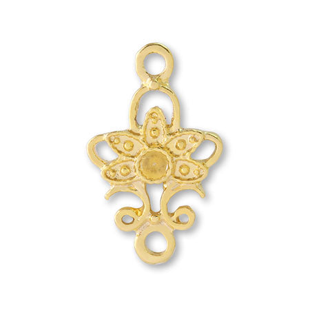 Joint parts floral 1 gold
