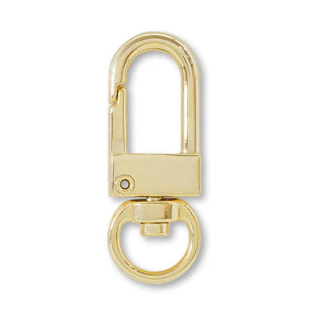 Key Ring/chain Accessory With Swiveling Clip Gold or Nickel 