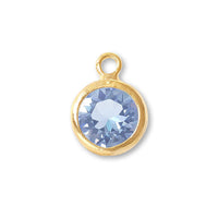 Chanel Stone #1088 1 ring Lt. Sapphire/G